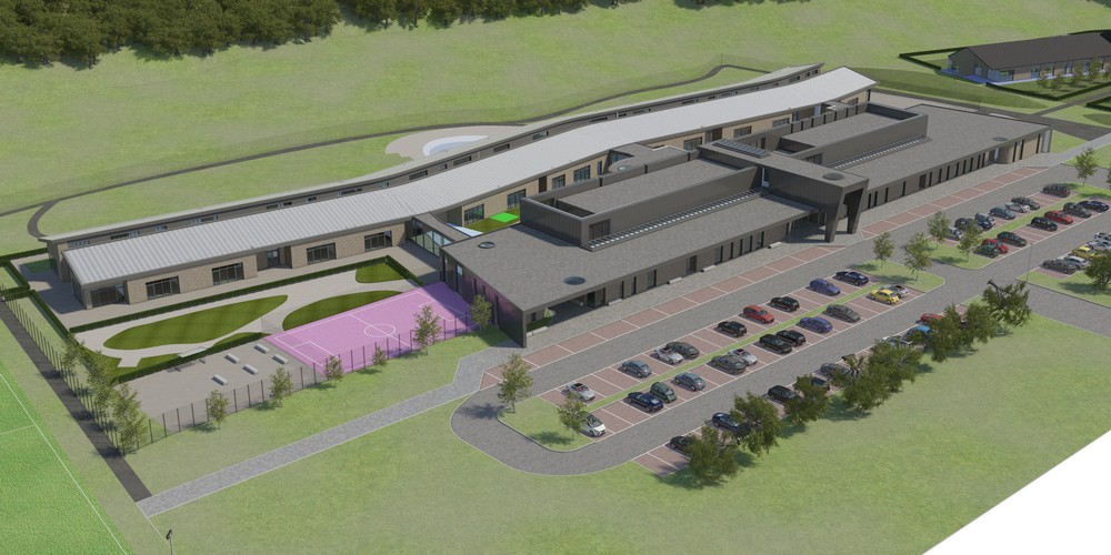 Allied Interiors win contract for Suspending Ceiling & Acoustic Wall Panel package at the new ASN School in Ayrshire for Morrison Construction.